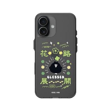 iPhone 17 Clear (相機按鈕) 酷墨灰 - 奧樂雞 Ology - 花路展開
