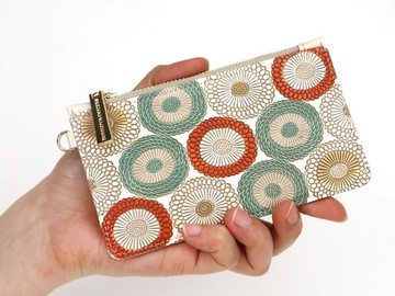 卡夾 笠菊 綠・橙