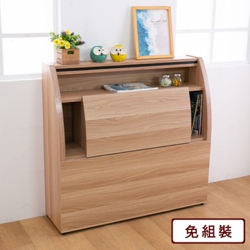 AS DESIGN雅司家具-艾達原切橡木3.5尺床頭-106x30x100cm