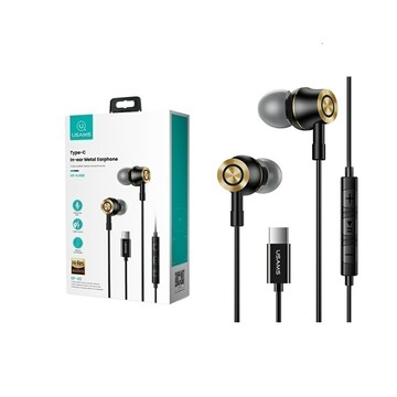 【Type-C 耳機】Usams 適用 三星 Z Flip 2 3 4 5 6 7 入耳式 DAC 立體聲 金屬