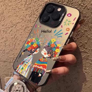 適用蘋果15promax手機殼2024情侶款iphone14plus可愛13個性創意12pm女11男xs高級感16龍年xs小眾x潮牌喜慶套