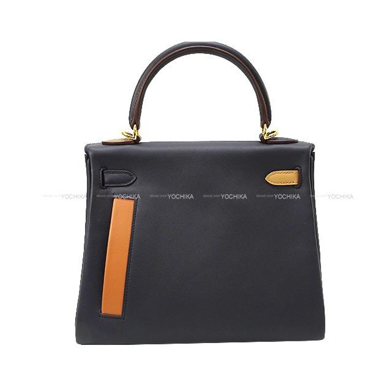 2022年秋冬限定 HERMES エルメス ケリー25 内縫い カラーマティック ブルーマリン/チャイ/エトープ(エトゥープ)/ゴールド スイフト  ショルダーバッグ U刻印 新品 | LINEブランドカタログ