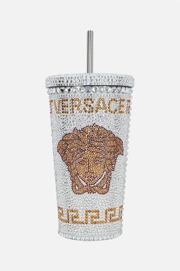 VERSACE Medusa crystal-embellished mug Unisex