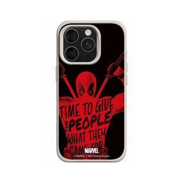 iPhone 16 Pro SolidX 貝殼灰 - 迪士尼-漫威 Marvel - 死侍-It's Deadpool's Time