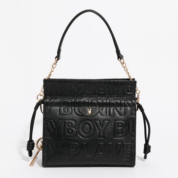 PLAYBOY - 手提包附長背帶 Superb系列 - 黑色