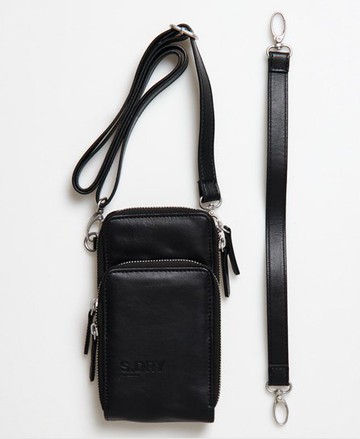 Superdry Women's Women's Valley Crossbody Bag Black - Size: 1SIZE