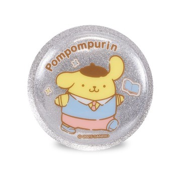 三麗鷗聯名 替換式魔鬼氈特大徽章-布丁狗 Pom Pom Purin