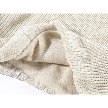 XinmonLee減齡百搭慵懶風鏤空罩衫拼接假兩件針織上衣早秋季小衫