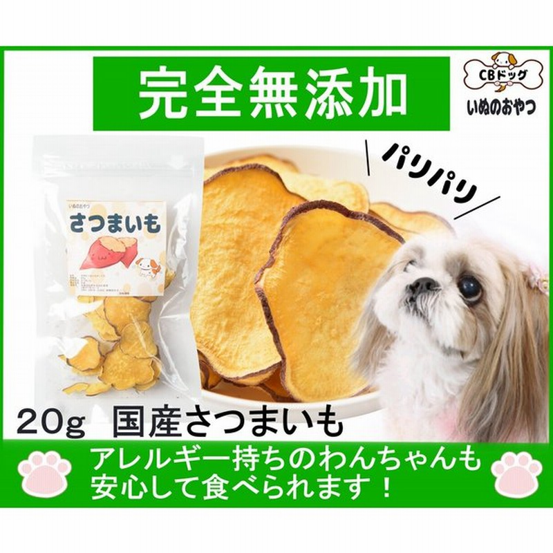 さつまいもチップス 犬のおやつ 無添加 犬のおやつ 野菜 犬のおやつ アレルギー ノンオイル ノンシュガー アレルギーのあるわんちゃんに g 通販 Lineポイント最大0 5 Get Lineショッピング