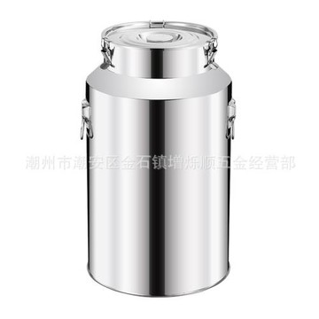 不銹鋼密封罐桶酒桶奶桶茶葉密封桶油桶帶龍頭加厚304散茶茶葉罐