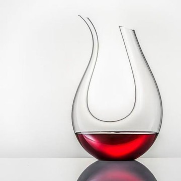 U型豎琴紅酒醒酒器奢華高檔家用葡萄酒分酒器水晶玻璃紅酒
