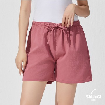 ShiJuGi 細織姬 韓版透氣寬版休閒短褲 (M-XL/四色)
