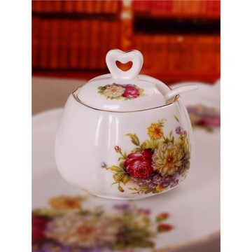 廚房用品陶瓷調味瓶 調料罐 密封罐 胡椒粉瓶 調料盒單只裝