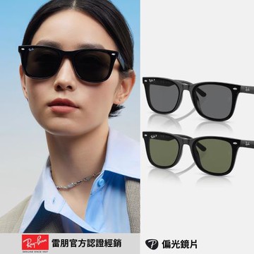 【RayBan 雷朋】膠框偏光太陽眼鏡(RB4391D-601/9A、RB4391D-601/81 65mm 偏光鏡片)