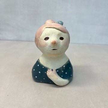 陶藝手捏人物小像