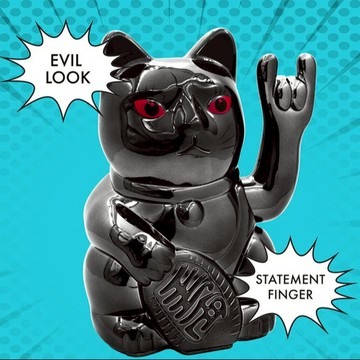 ANGRY CAT 搖滾貓(亮黑)