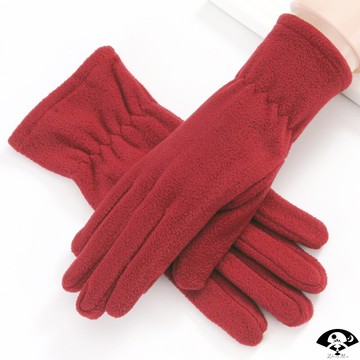 秋季手套女薄款加絨搖粒絨抓絨冬季戶外防寒保暖開車觸屏冬天騎車