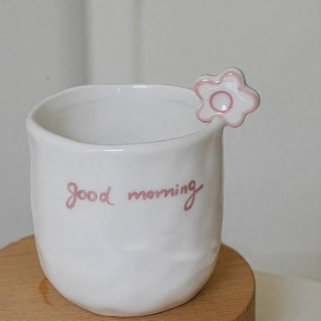 陶瓷杯 高顏值 早餐牛奶杯 咖啡杯 熱飲冷飲 辦公室 家用 輕奢