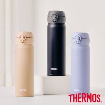 THERMOS膳魔師不鏽鋼超輕量彈蓋真空保溫瓶500ml(JNL-504)