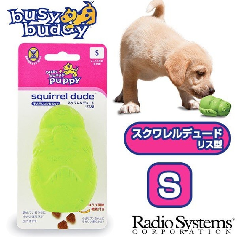 Busy Buddy（ビジーバディ） Puppy スクワレルデュード（リス型） S （犬のおもちゃ/犬用おもちゃ/オモチャ/Puppy/パピー） 通販  LINEポイント最大0.5%GET | LINEショッピング