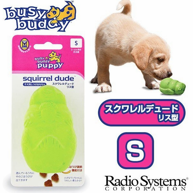 Busy Buddy ビジーバディ Puppy スクワレルデュード リス型 S 犬のおもちゃ 犬用おもちゃ オモチャ Puppy パピー 通販 Lineポイント最大0 5 Get Lineショッピング