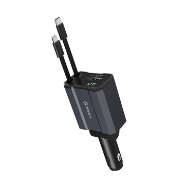 INTOPIC 47W雙伸縮線車用電源供應器(CU-C472L)