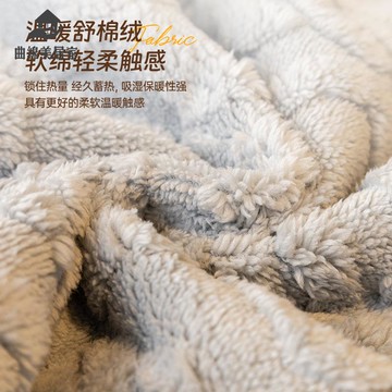 免運 純色舒棉絨 沙發墊 冬季毛絨坐墊子高級感防滑沙發 蓋布qxm8042