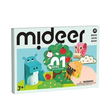 MiDeer 美術創意書-腦力啟蒙（LEVEL1）6936352533757