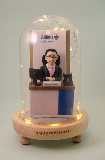 榮休記念小禮品,可客製名字.提供相片客製人物造型(各行各業造型)