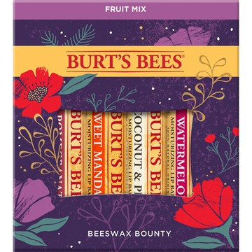 Burt's Bees Beeswax Bounty Fruit Mix Lip Balm Holiday Gift Set 1 Set