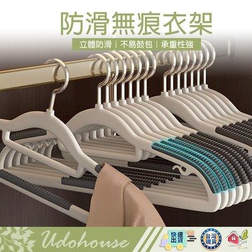【👩‍🌾台灣速い送】無痕衣架 防滑衣架 多功能衣架 止滑衣架 曬衣架 無痕衣架 曬衣夾 褲架 衣服架 收納