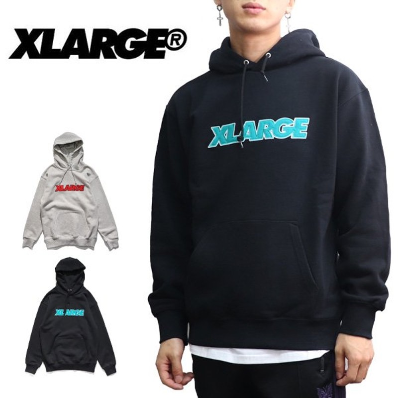 エクストララージ X Large 0115 Over Edge Standard Logo Pullover Hooded Sweat フーディー パーカー メンズ トップス 長袖 スウェット ロゴ 通販 Lineポイント最大0 5 Get Lineショッピング