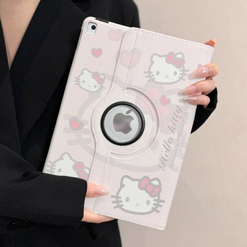 360度旋轉ipad11保護殼2025新款air7凱蒂貓9/10代防摔10.9寸Pro殼