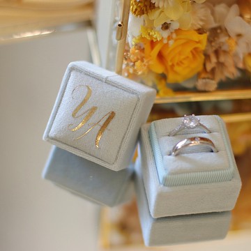 客製化戒指盒 求婚戒指盒 燙金戒指盒