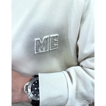 E7th.厚磅ROMANTIC暈染大學T(E761162510)-米