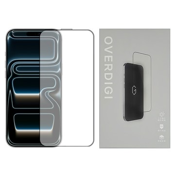 OVERDIGI iPhone17 Pro Max磨紗抗指紋滿版玻璃保護貼 6.9  iPhone 17 ProMax  1個