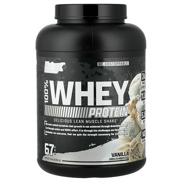 Nutrex Research, 全乳清蛋白，香草味，5 磅（2265 克）