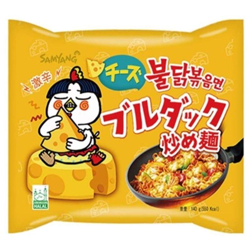 三養チーズブルダック炒め麺 (5食パック) 日本版 140g×5食入り