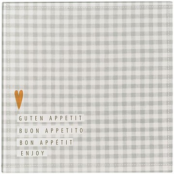 《RADER》輕食玻璃盤-愛心格紋21.5cm-- 輕食盤 點心盤