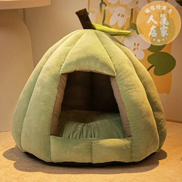 寵物窩 貓窩 保暖窩 貓窩冬季保暖封閉式貓床寵物小型犬狗窩秋冬款貓屋貓咪冬天睡覺用