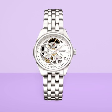 Hamilton 漢米爾頓爵士大師系列淑女芯動鏤空腕錶36mmH32405111