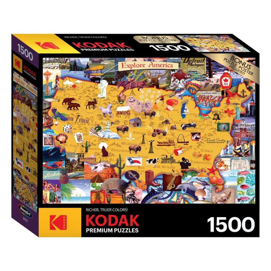 ジグソーパズル |Kodak プレミアムジグソーパズル 1500ピース Explore 