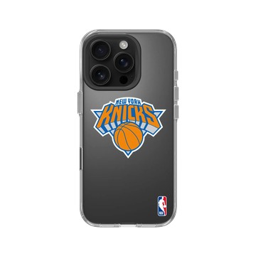 iPhone 16 Pro Clear Case（相機按鈕） 透明 - NBA - Logo-紐約尼克 New York Knicks