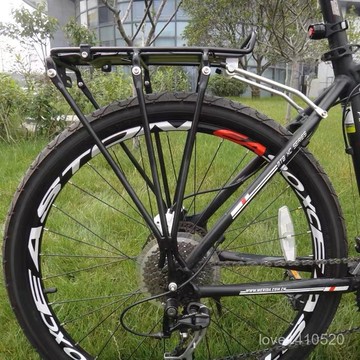 後貨架 單車後貨架 後車架 腳踏車後座 貨架 後架 騎行 山地自行車碟剎貨架後衣架載物架自行車碟剎三支點後貨架