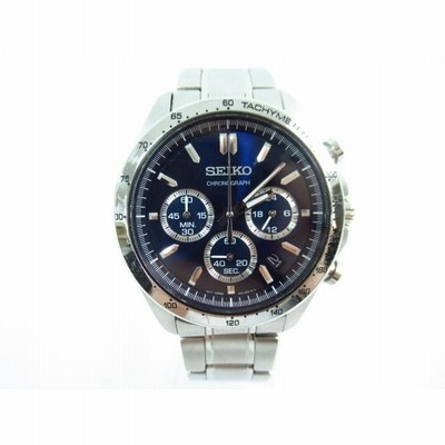 SEIKO セイコー　腕時計　クロノグラフ　100M　6T63-00D0　不動 SEIKO - 電池交換済 SEIKO セイコー クロノグラフ 海外モデル
