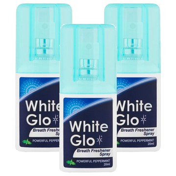 澳洲 White Glo 口腔清新噴霧 20ml 清新口氣 去除異味 隨身攜帶  3瓶