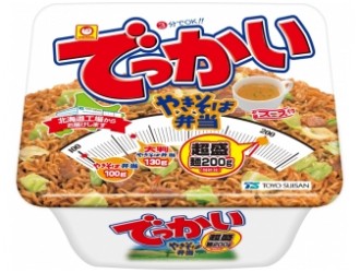 Maru-chan huge chow mein lunch box 258g