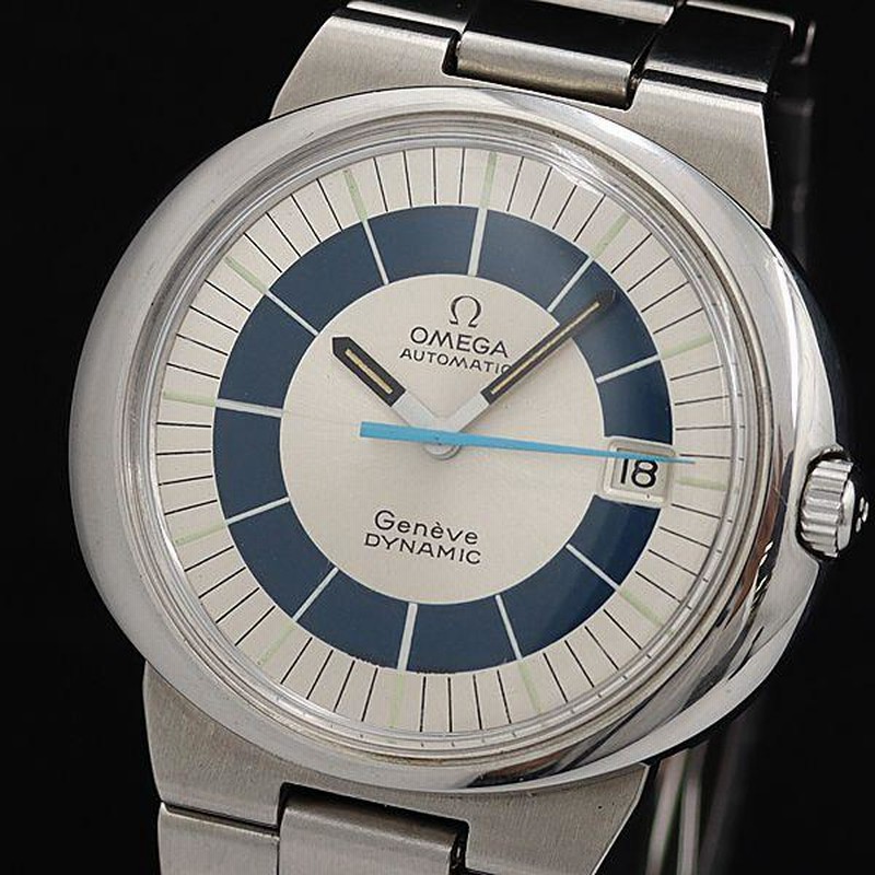 ✨オメガ✨OMEGA✨ジュネーブ✨オートマチック✨デイト✨腕時計✨ オメガビンテージジュネーブデイトシルバーATメンズ腕時計稼働品