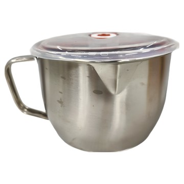 濾油壺 帶蓋 304不鏽鋼 1000ml  14 x 10cm  1個