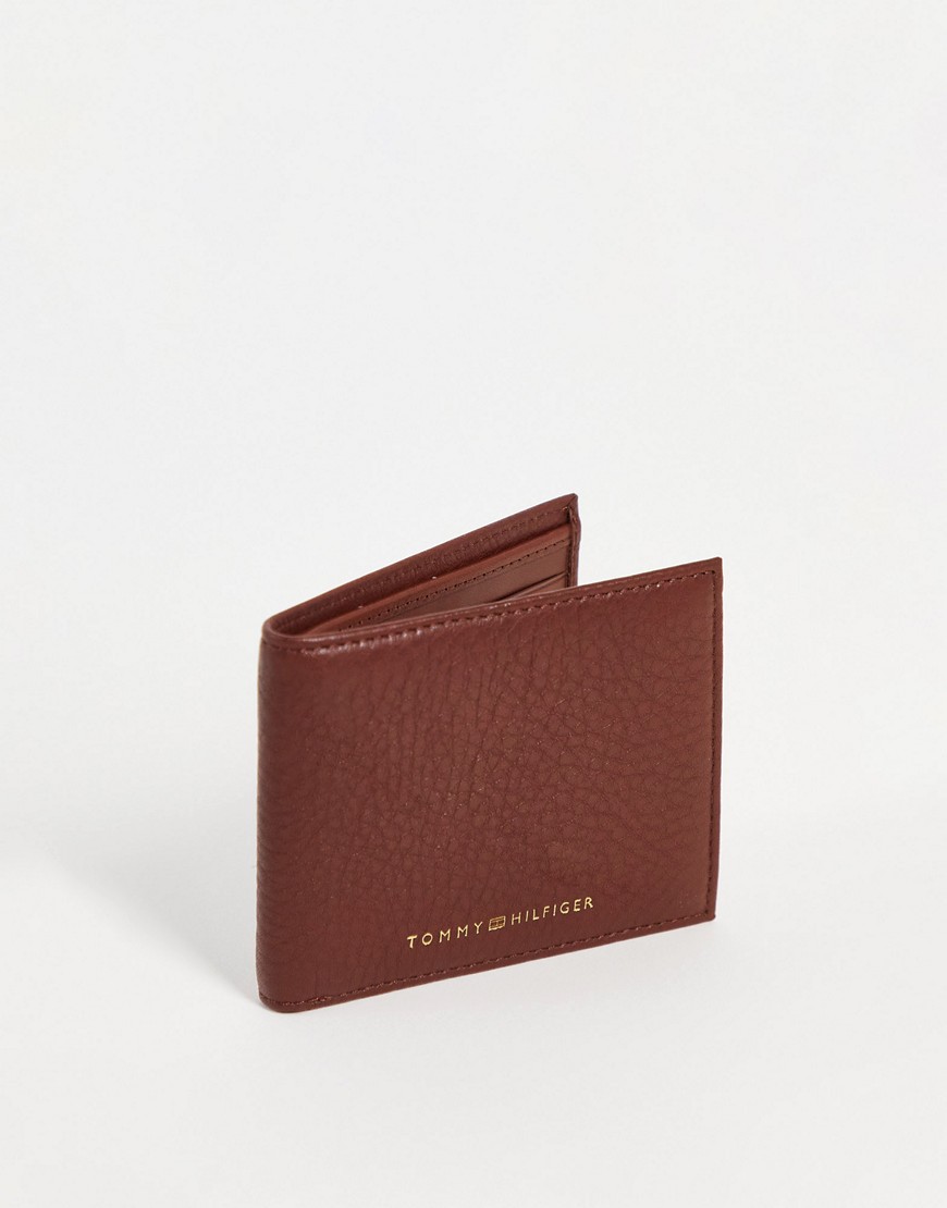 Tommy Hilfiger premium leather wallet in brown